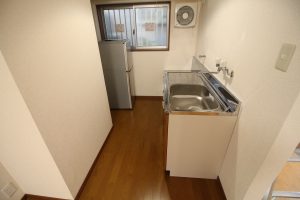 施工後写真。キッチン交換後の様子。